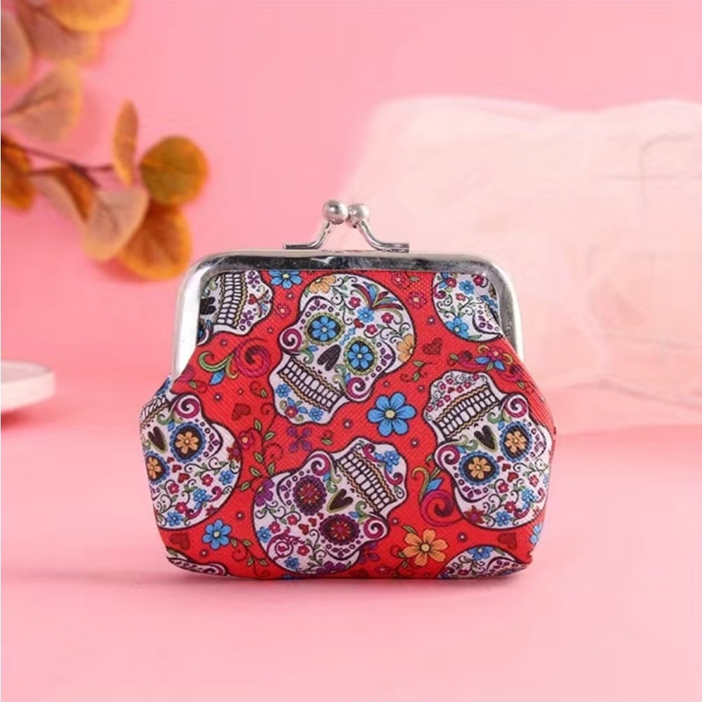 SUGAR SKULL COIN PURSE NWT  💀
